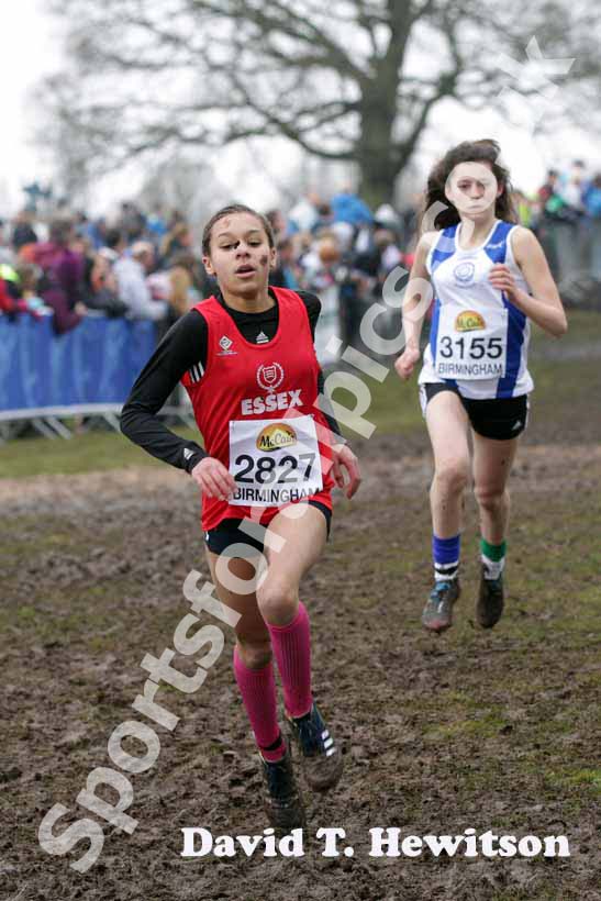 Khahisa Mhlanga during the under-13 girls McCain World Cross Country Trials and Inter Counties.